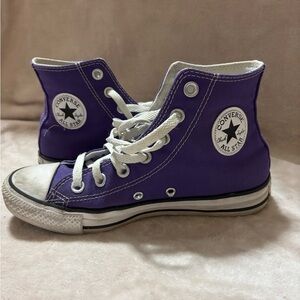Converse Purple High-Top Sneakers